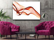 Obraz Farebná vlna na bielom pozadí zs1282